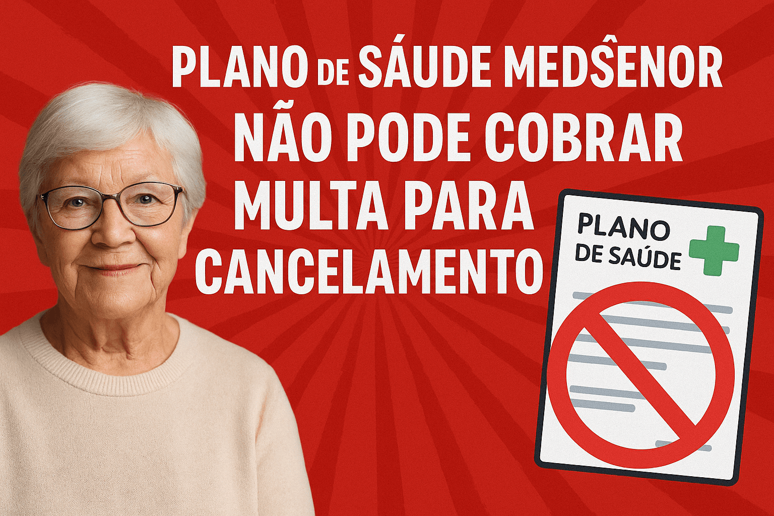 Medsênior não pode cobrar multa para o cancelamento