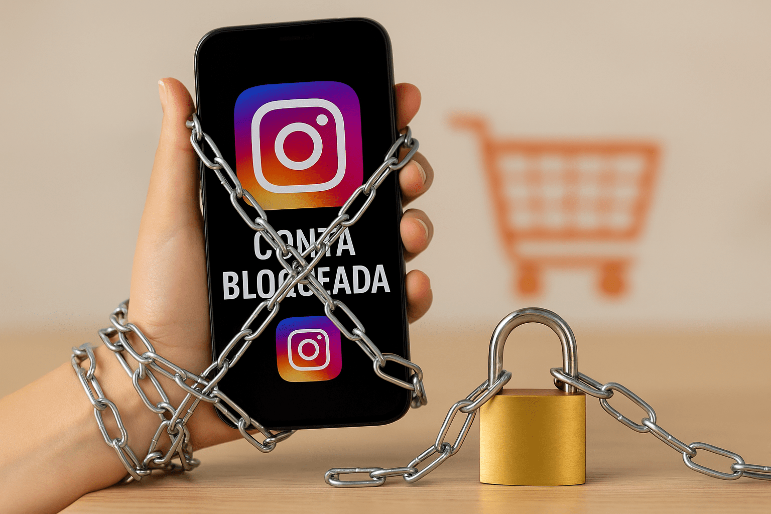 Minha conta comercial do Instagram foi Bloqueada e eu perdi vendas, e agora?